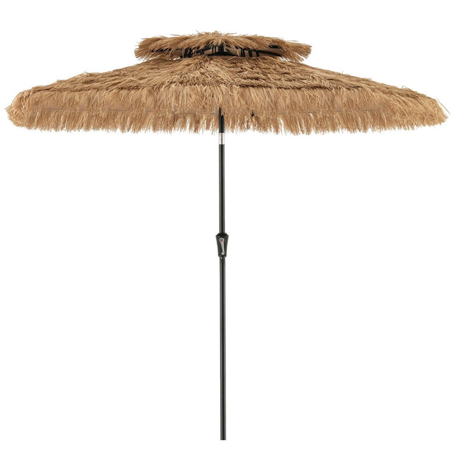 Hawaiian Style Tiki Patio Umbrella, 247 cm, PE Straw
