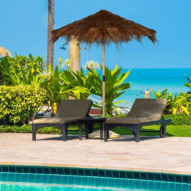 Hawaii palm hair parasol