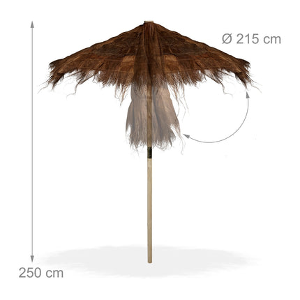 Hawaii palm hair parasol