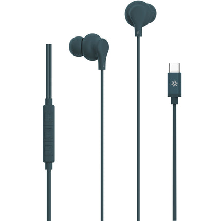 Headphones In-Ear Cable USB-C UP1600 Blue-green