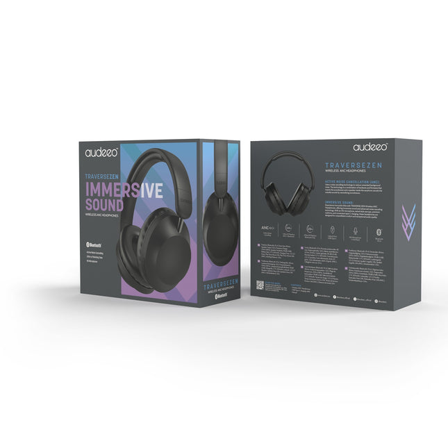 Headphones Over-Ear ANC Traversezen Black