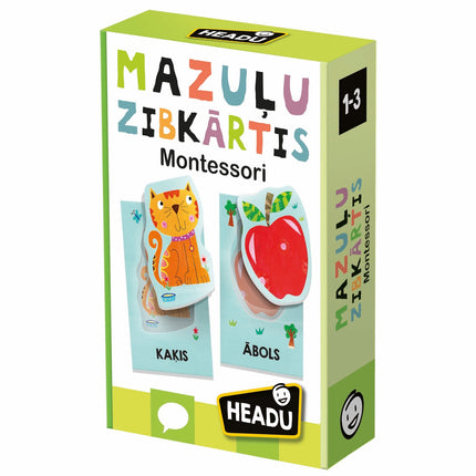 Headu Montessori Baby Flashcards (In Latvian Lang.)