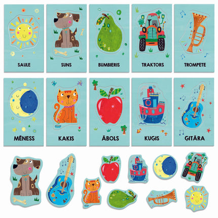 Headu Montessori Baby Flashcards (In Latvian Lang.)