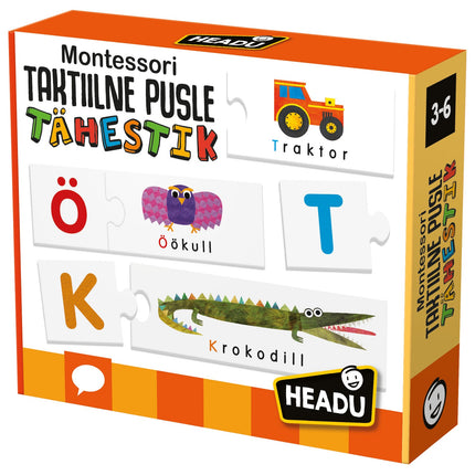 Headu Montessori Touch Abc (In Estonian Lang.)