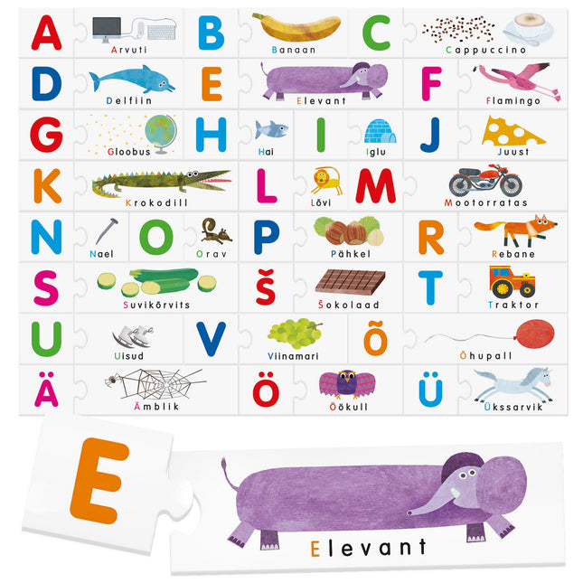 Headu Montessori Touch Abc (In Estonian Lang.)