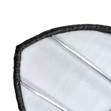 Heart-Shaped Floating Pool Tray, Black Rattan, 60cm