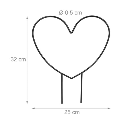 Heart for climbing aids