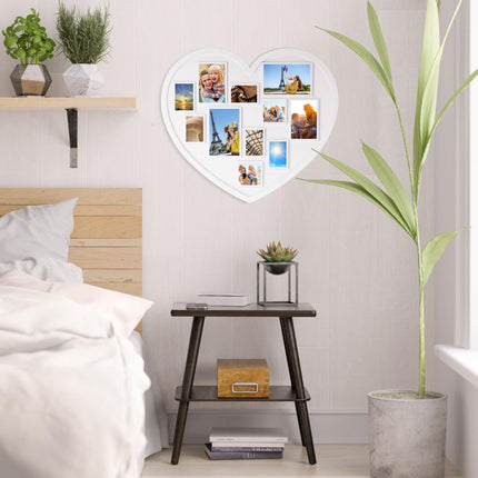 Heart photo frame for 11 photos