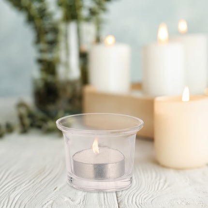 Heat candle holder in glass - 12 pcs