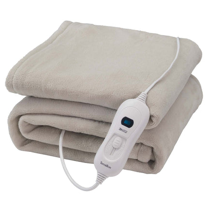 Heated Blanket 160x120cm Light Grey