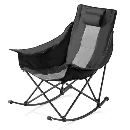 Heated Camping Rocking Chair, 3 Heat Settings, 225 lb