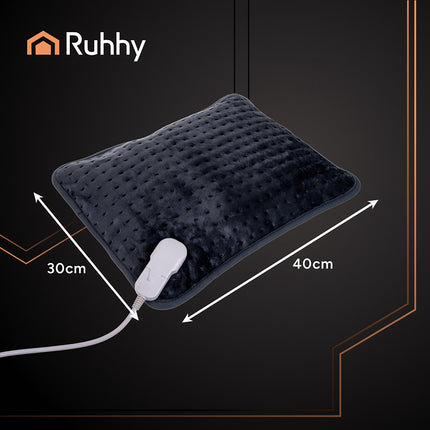 Heated Electric Pillow, 40x30 cm, 4 Temp Levels