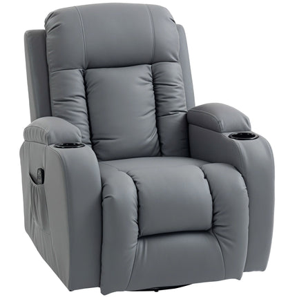Heated Massage Recliner Chair with Swivel & Rocking