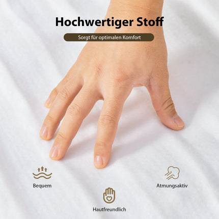 Heated Mattress Topper 160 x 140 cm, Dual Control, Timer