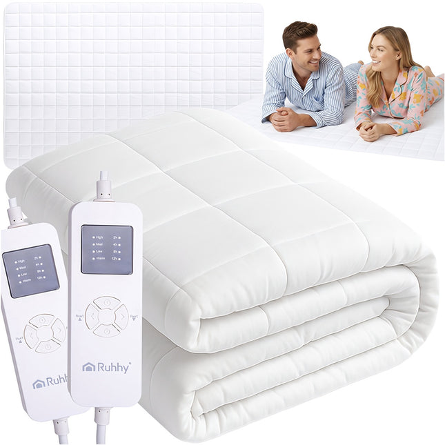 Heated Mattress Topper, Dual Control, 203x152 cm