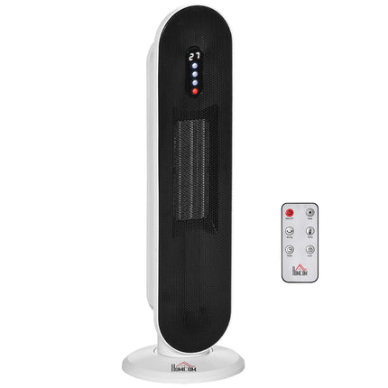 Ceramic tower heater, 2000W, Remote control & Timer, Oscillating