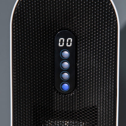 Ceramic tower heater, 2000W, Remote control & Timer, Oscillating