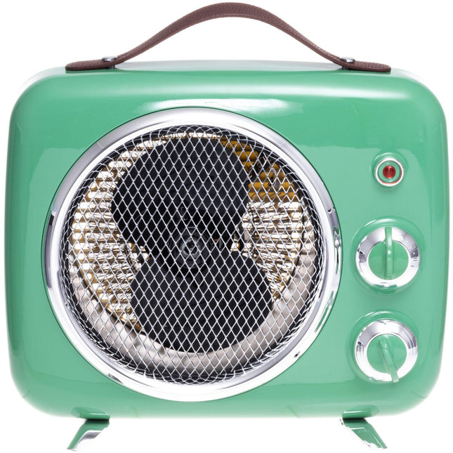 Heating fan Retro green 2000W