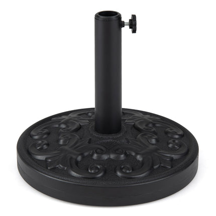 Heavy-Duty 26.5 Lb Umbrella Stand, Adjustable Knob
