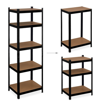 Heavy-Duty 5-Level Steel Shelving Unit