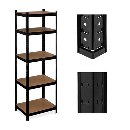 Heavy-Duty 5-Level Steel Shelving Unit