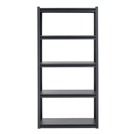 Heavy Duty 5-Tier Metal Shelving, 2000 lb, Black