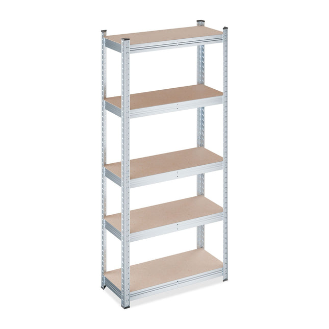 Heavy Duty 5-Tier Shelving Unit, 150x70x30 cm