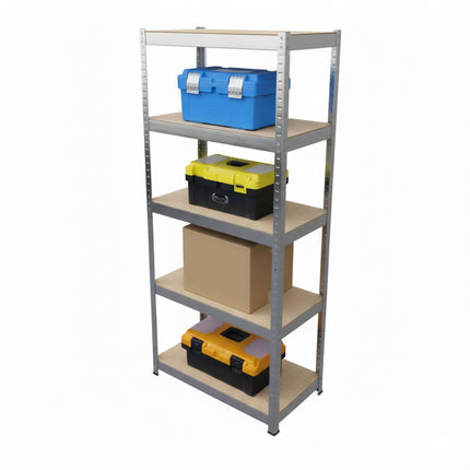 Heavy-Duty Adjustable Shelving Unit, 180x60x30 cm
