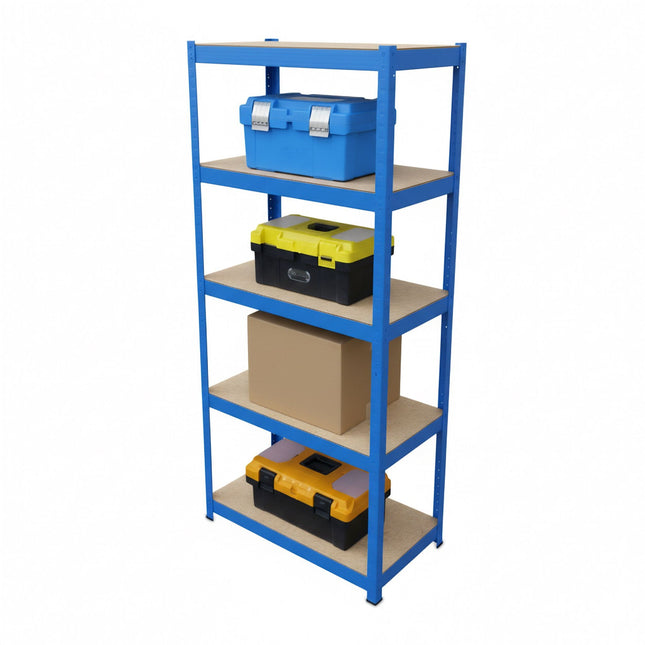 Heavy-Duty Adjustable Shelving Unit, 180x60x30 cm