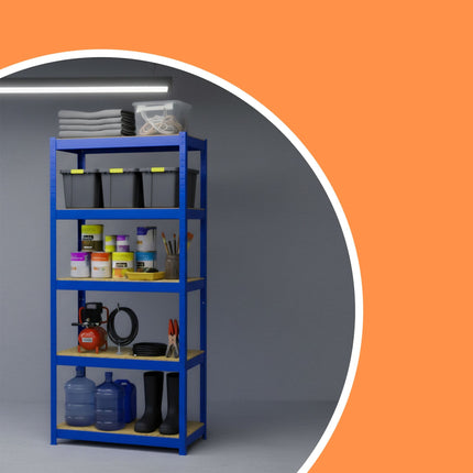 Heavy-Duty Adjustable Storage Shelf, 180x100x60 cm