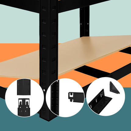 Heavy-Duty Adjustable Storage Shelf 180x100x60 cm