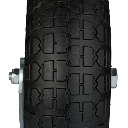 Heavy-Duty Castor Set with Pneumatic Tyres, 2 Fixed + 2 Swivel