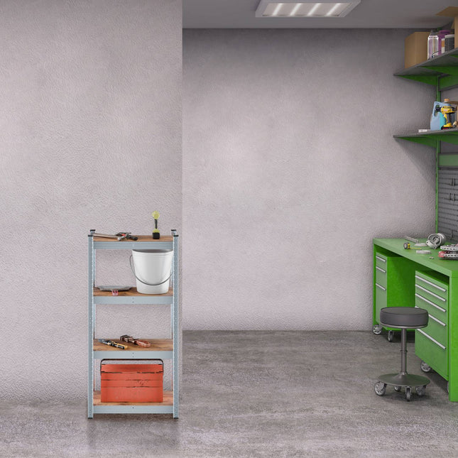Heavy Duty Galvanised Metal Shelving Unit, Adjustable