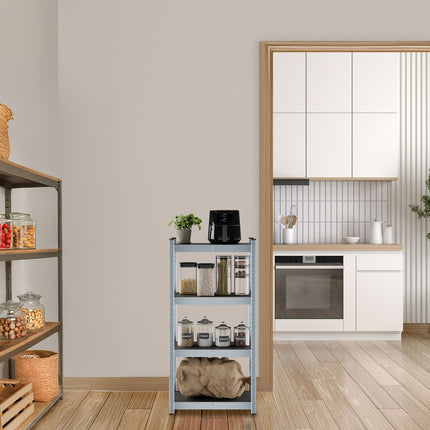 Heavy Duty Galvanised Metal Shelving Unit, Adjustable
