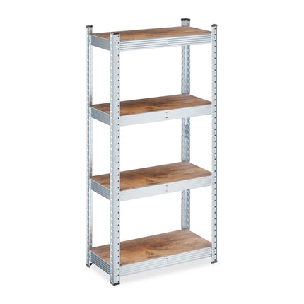 Heavy Duty Galvanised Metal Shelving Unit, Adjustable