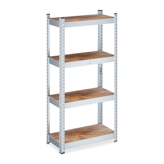 Heavy Duty Galvanised Metal Shelving Unit, Adjustable
