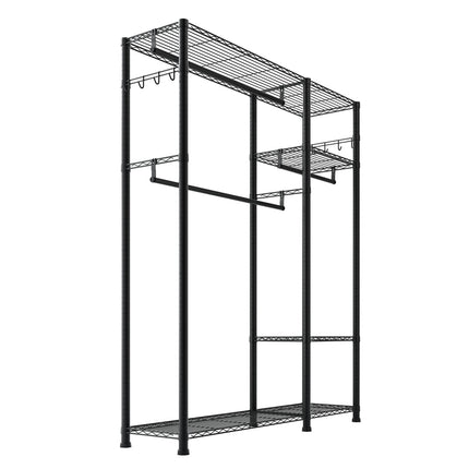 Heavy-Duty Garment Rack, 6-Tier, 3 Rods, 363 kg