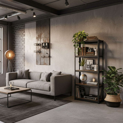 Heavy-Duty Metal Shelving Unit, 500 kg Capacity