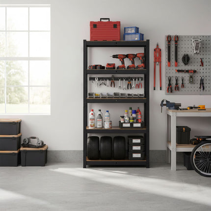 Heavy-Duty Metal Shelving Unit, 500 kg Capacity