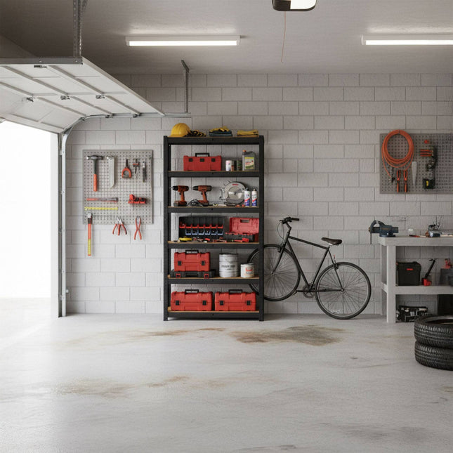 Heavy-Duty Metal Shelving Unit, 5-Tier, 500 kg Capacity