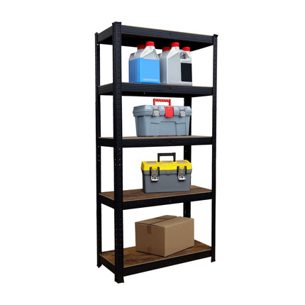 Heavy-Duty Metal Storage Shelf, 875 kg Capacity, 5 Shelves