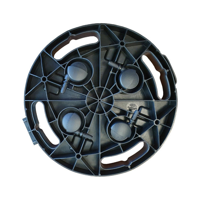 Heavy-Duty Plant Caddy with 4 Universal Wheels, 30x28x7 cm