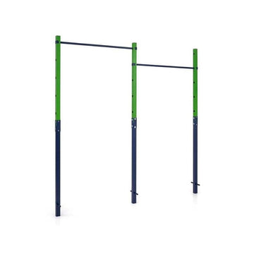 Heavy Duty Pull Up Bar Station with 5 Adjustable Heights, 220 kg, Blue