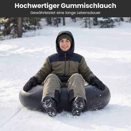 Heavy-Duty Rubber Snow & River Tube, 93 cm Diameter