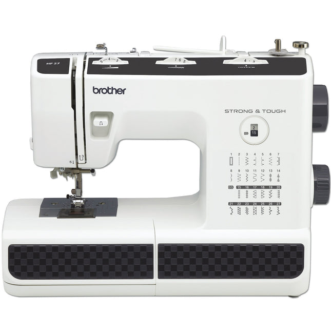 Heavy-Duty Sewing Machine, 27 Stitches, Twin Needle