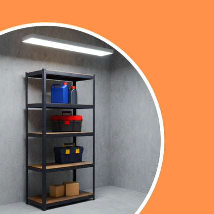 Heavy-Duty Shelving Unit, 5 Shelves, 875 kg Capacity