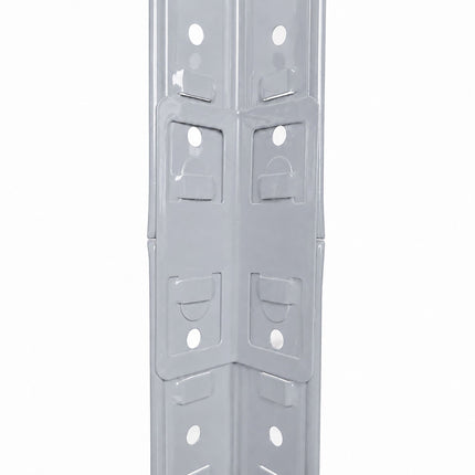 Heavy-Duty Shelving Unit with 5 Adjustable Tiers, 175 kg per Tier, Grey