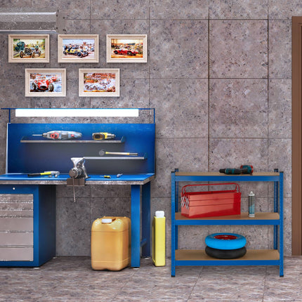Heavy-Duty Steel Garage Storage Shelf, 5 Adjustable Shelves