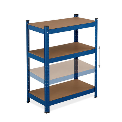 Heavy-Duty Steel Garage Storage Shelf, 5 Adjustable Shelves