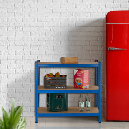 Heavy-Duty Steel Garage Storage Shelf, 5 Adjustable Shelves